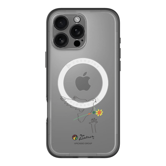 スリムプロテクションプレミアムケース with MagSafe［ PICASSO - Dove of Peace ］