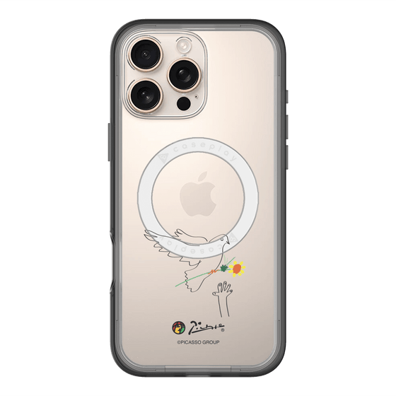 スリムプロテクションプレミアムケース with MagSafe［ PICASSO - Dove of Peace ］