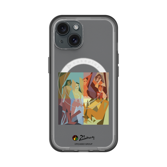 スリムプロテクションプレミアムケース with MagSafe［ PICASSO - Les Demoiselles d'Avignon ］