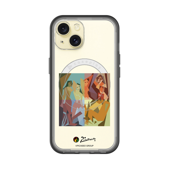 スリムプロテクションプレミアムケース with MagSafe［ PICASSO - Les Demoiselles d'Avignon ］