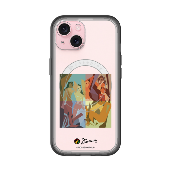 スリムプロテクションプレミアムケース with MagSafe［ PICASSO - Les Demoiselles d'Avignon ］