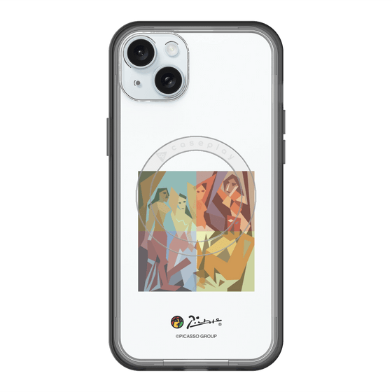 スリムプロテクションプレミアムケース with MagSafe［ PICASSO - Les Demoiselles d'Avignon ］