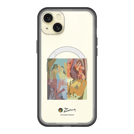 スリムプロテクションプレミアムケース with MagSafe［ PICASSO - Les Demoiselles d'Avignon ］