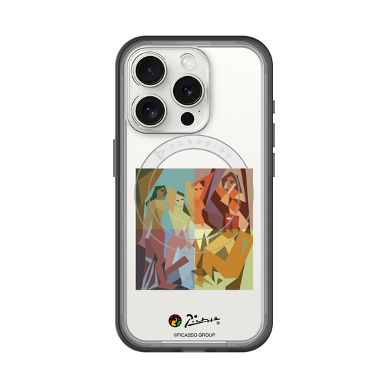 スリムプロテクションプレミアムケース with MagSafe［ PICASSO - Les Demoiselles d'Avignon ］
