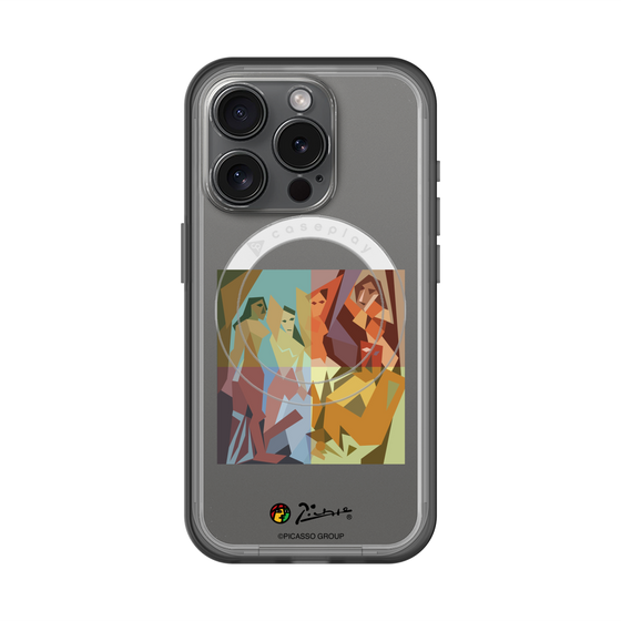 スリムプロテクションプレミアムケース with MagSafe［ PICASSO - Les Demoiselles d'Avignon ］