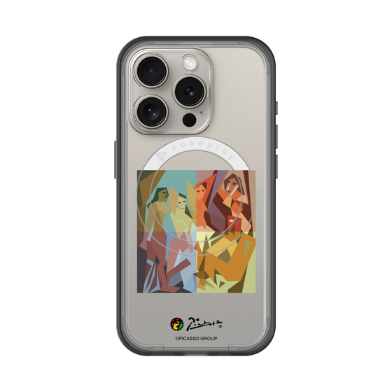スリムプロテクションプレミアムケース with MagSafe［ PICASSO - Les Demoiselles d'Avignon ］