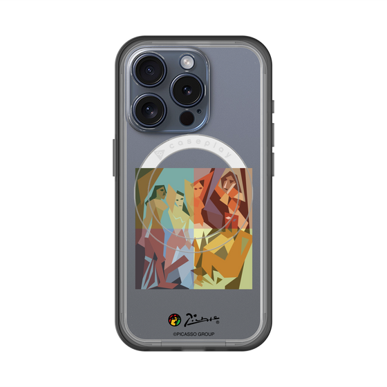 スリムプロテクションプレミアムケース with MagSafe［ PICASSO - Les Demoiselles d'Avignon ］