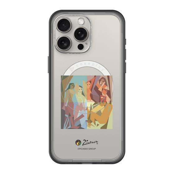 スリムプロテクションプレミアムケース with MagSafe［ PICASSO - Les Demoiselles d'Avignon ］