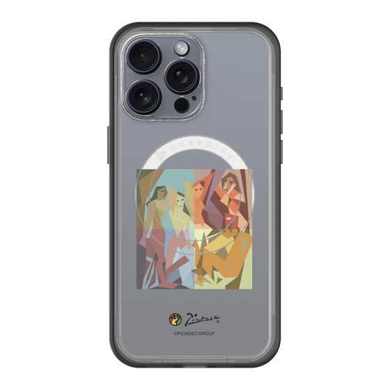 スリムプロテクションプレミアムケース with MagSafe［ PICASSO - Les Demoiselles d'Avignon ］