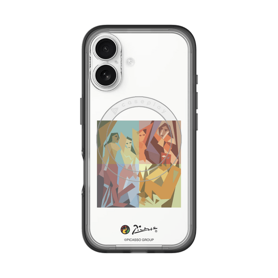 スリムプロテクションプレミアムケース with MagSafe［ PICASSO - Les Demoiselles d'Avignon ］