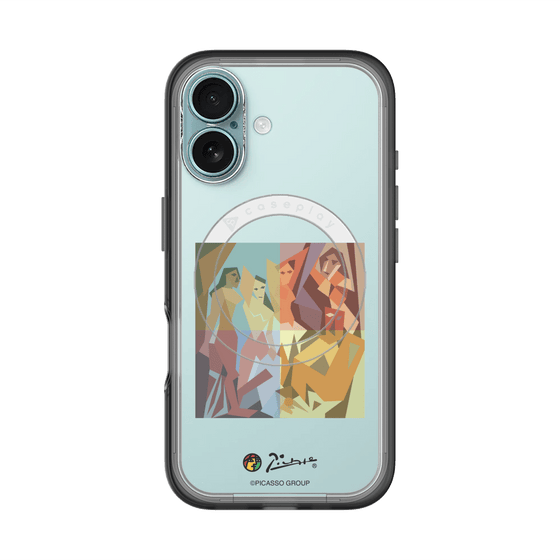 スリムプロテクションプレミアムケース with MagSafe［ PICASSO - Les Demoiselles d'Avignon ］