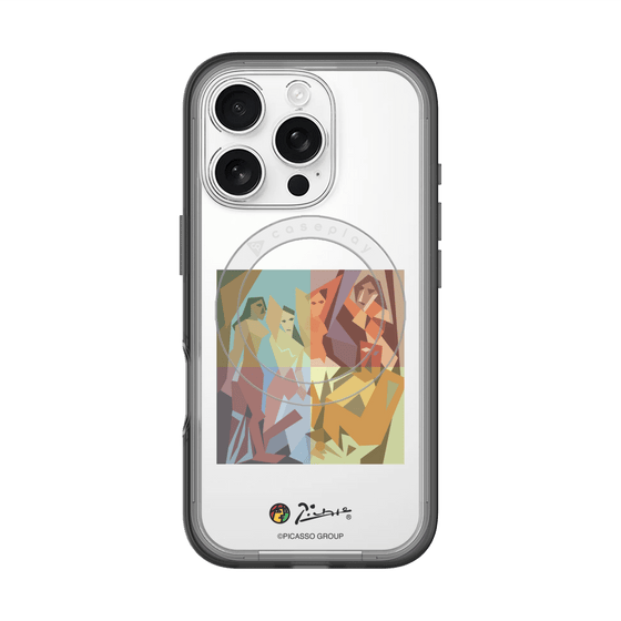 スリムプロテクションプレミアムケース with MagSafe［ PICASSO - Les Demoiselles d'Avignon ］