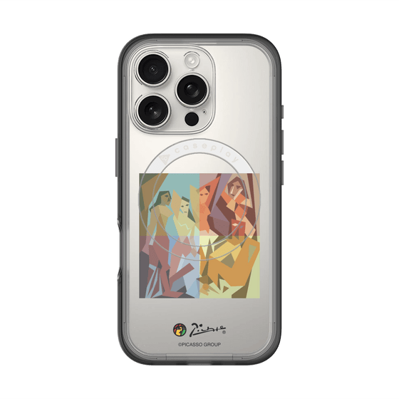 スリムプロテクションプレミアムケース with MagSafe［ PICASSO - Les Demoiselles d'Avignon ］