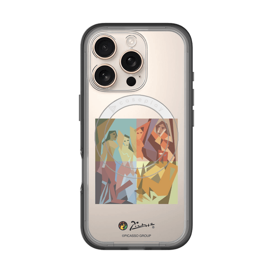 スリムプロテクションプレミアムケース with MagSafe［ PICASSO - Les Demoiselles d'Avignon ］