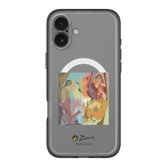 スリムプロテクションプレミアムケース with MagSafe［ PICASSO - Les Demoiselles d'Avignon ］