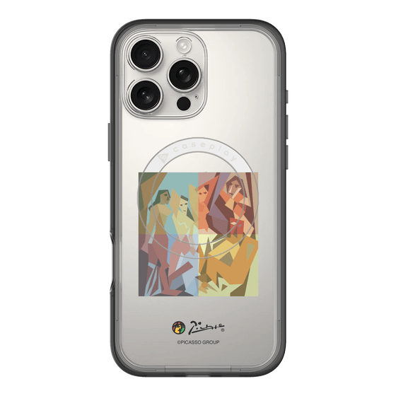 スリムプロテクションプレミアムケース with MagSafe［ PICASSO - Les Demoiselles d'Avignon ］