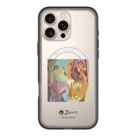 スリムプロテクションプレミアムケース with MagSafe［ PICASSO - Les Demoiselles d'Avignon ］