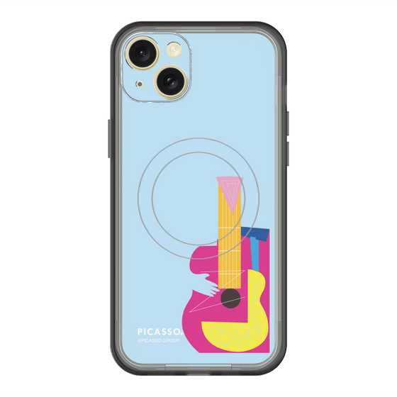 スリムプロテクションプレミアムケース with MagSafe［ PICASSO - Guitar ］
