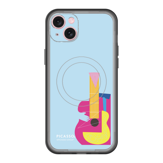 スリムプロテクションプレミアムケース with MagSafe［ PICASSO - Guitar ］