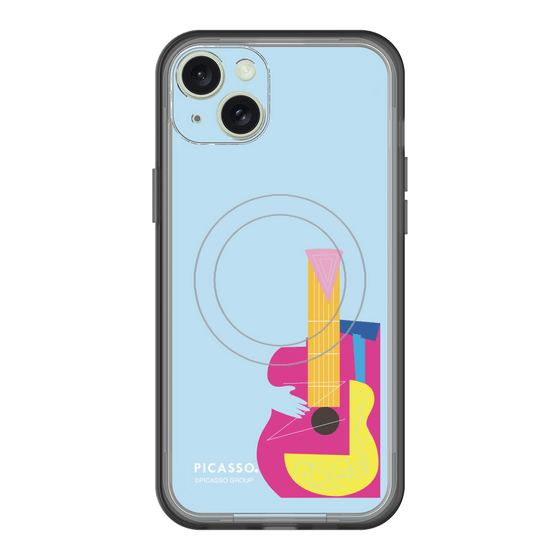 スリムプロテクションプレミアムケース with MagSafe［ PICASSO - Guitar ］
