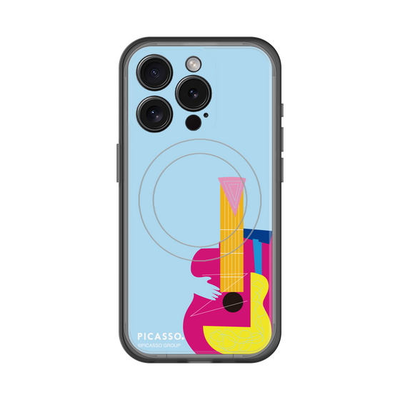スリムプロテクションプレミアムケース with MagSafe［ PICASSO - Guitar ］