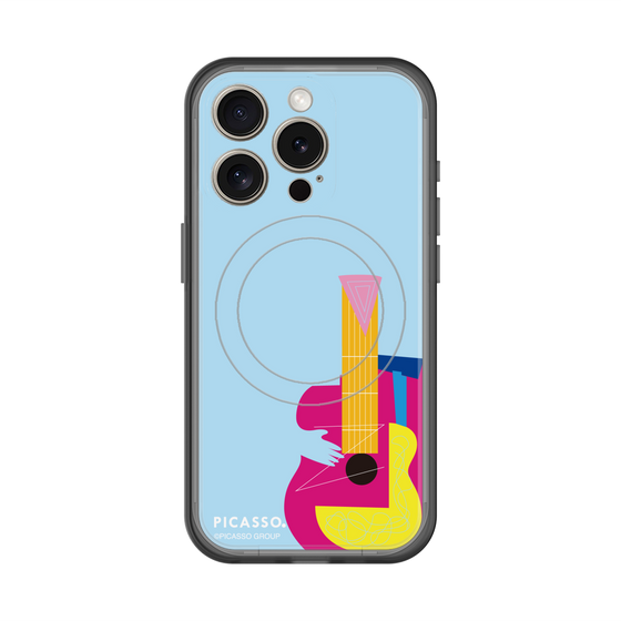 スリムプロテクションプレミアムケース with MagSafe［ PICASSO - Guitar ］