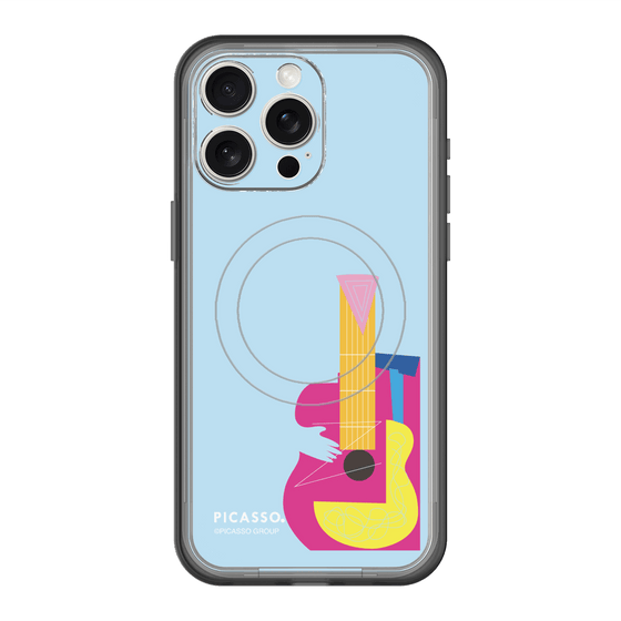 スリムプロテクションプレミアムケース with MagSafe［ PICASSO - Guitar ］