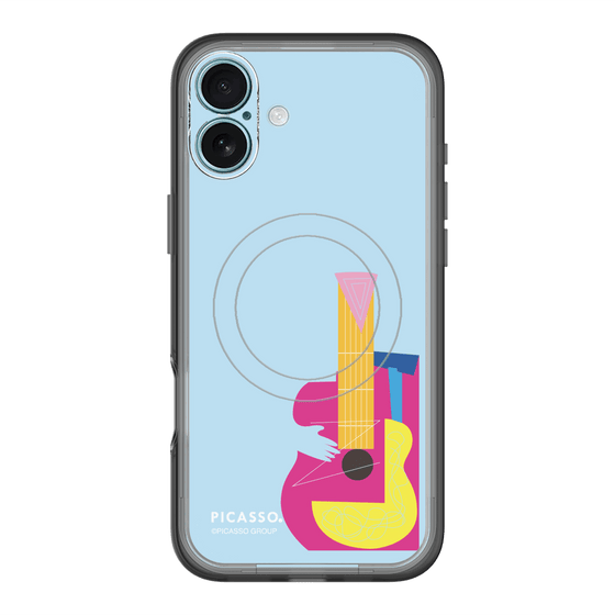 スリムプロテクションプレミアムケース with MagSafe［ PICASSO - Guitar ］