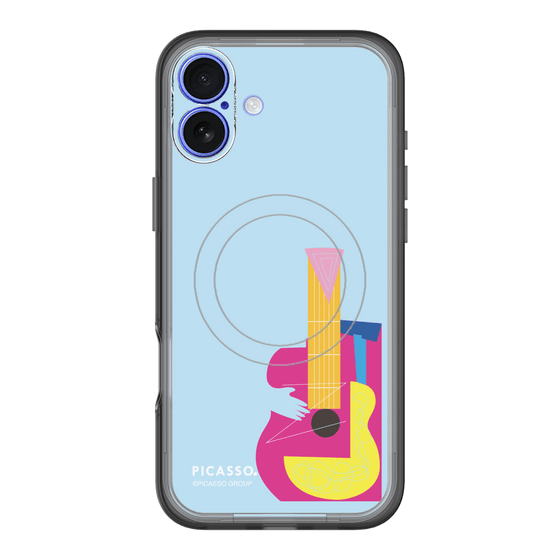 スリムプロテクションプレミアムケース with MagSafe［ PICASSO - Guitar ］