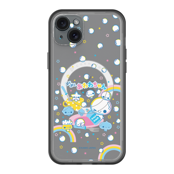 スリムプロテクションプレミアムケース with MagSafe［ ぷくぷくあわわちゃん - しゃぼんだま ］