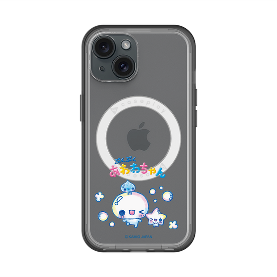 スリムプロテクションプレミアムケース with MagSafe［ ぷくぷくあわわちゃん - 仲良し ］