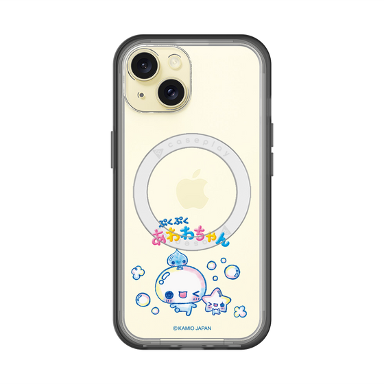 スリムプロテクションプレミアムケース with MagSafe［ ぷくぷくあわわちゃん - 仲良し ］