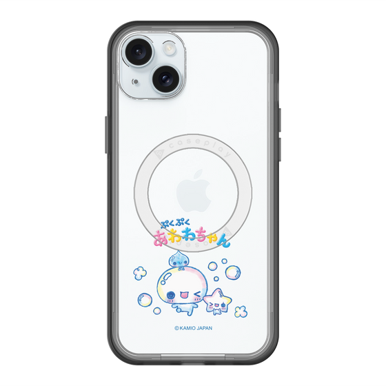 スリムプロテクションプレミアムケース with MagSafe［ ぷくぷくあわわちゃん - 仲良し ］
