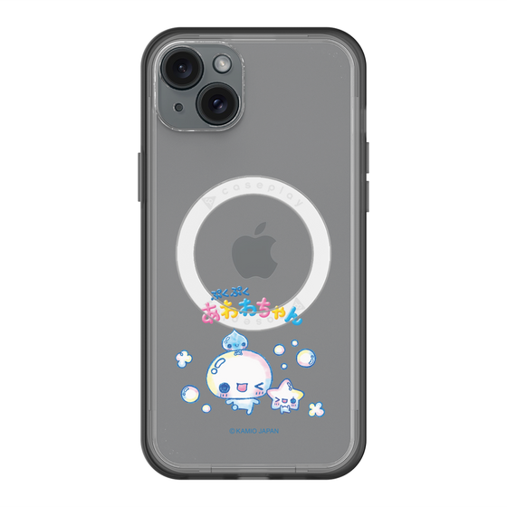 スリムプロテクションプレミアムケース with MagSafe［ ぷくぷくあわわちゃん - 仲良し ］