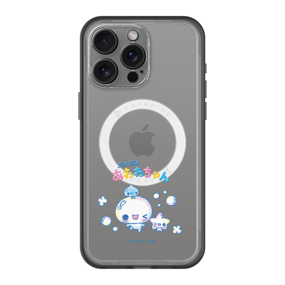 スリムプロテクションプレミアムケース with MagSafe［ ぷくぷくあわわちゃん - 仲良し ］