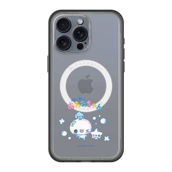 スリムプロテクションプレミアムケース with MagSafe［ ぷくぷくあわわちゃん - 仲良し ］