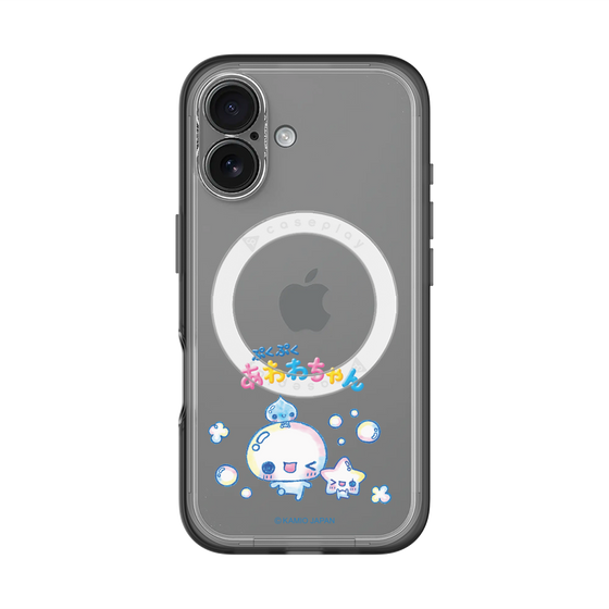 スリムプロテクションプレミアムケース with MagSafe［ ぷくぷくあわわちゃん - 仲良し ］