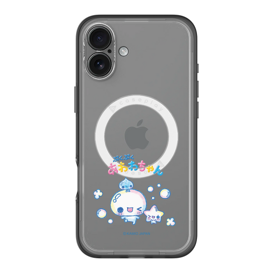 スリムプロテクションプレミアムケース with MagSafe［ ぷくぷくあわわちゃん - 仲良し ］