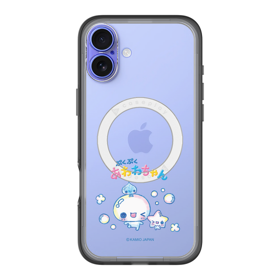 スリムプロテクションプレミアムケース with MagSafe［ ぷくぷくあわわちゃん - 仲良し ］
