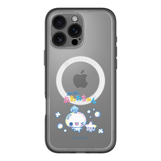 スリムプロテクションプレミアムケース with MagSafe［ ぷくぷくあわわちゃん - 仲良し ］