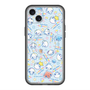 スリムプロテクションプレミアムケース with MagSafe［ ぷくぷくあわわちゃん - 総柄 ］