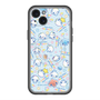 スリムプロテクションプレミアムケース with MagSafe［ ぷくぷくあわわちゃん - 総柄 ］