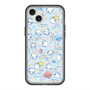 スリムプロテクションプレミアムケース with MagSafe［ ぷくぷくあわわちゃん - 総柄 ］