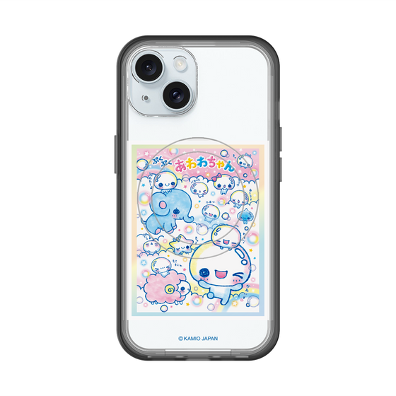 スリムプロテクションプレミアムケース with MagSafe［ ぷくぷくあわわちゃん - お友達 ］