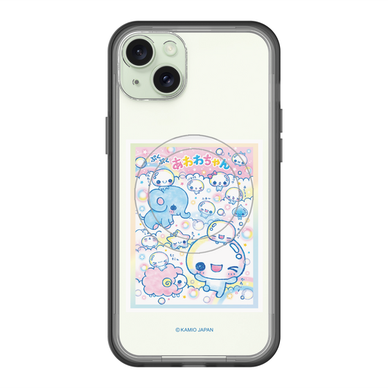 スリムプロテクションプレミアムケース with MagSafe［ ぷくぷくあわわちゃん - お友達 ］