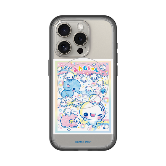 スリムプロテクションプレミアムケース with MagSafe［ ぷくぷくあわわちゃん - お友達 ］