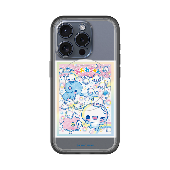 スリムプロテクションプレミアムケース with MagSafe［ ぷくぷくあわわちゃん - お友達 ］