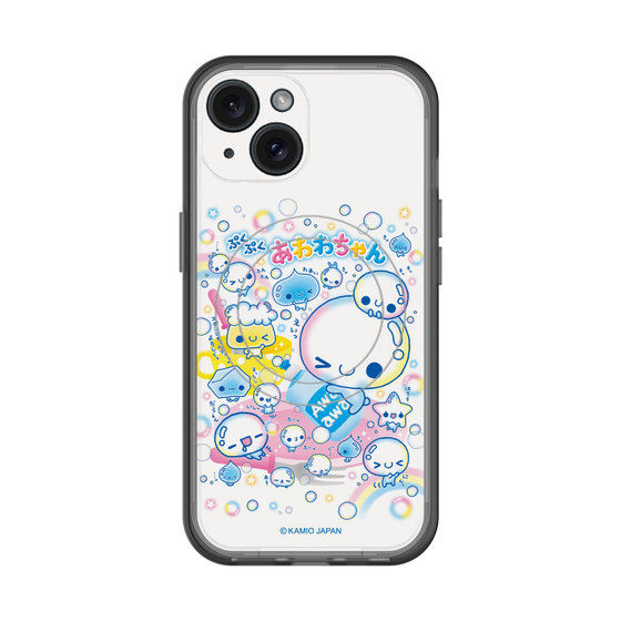 スリムプロテクションプレミアムケース with MagSafe［ ぷくぷくあわわちゃん - あわあわ ］