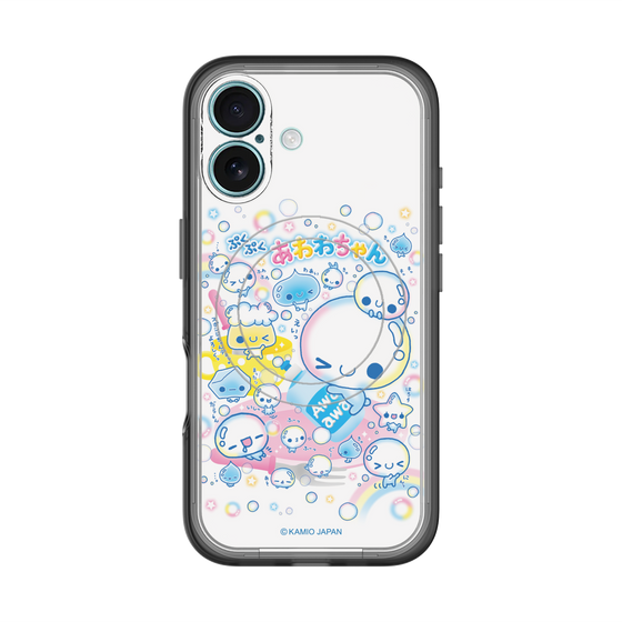 スリムプロテクションプレミアムケース with MagSafe［ ぷくぷくあわわちゃん - あわあわ ］