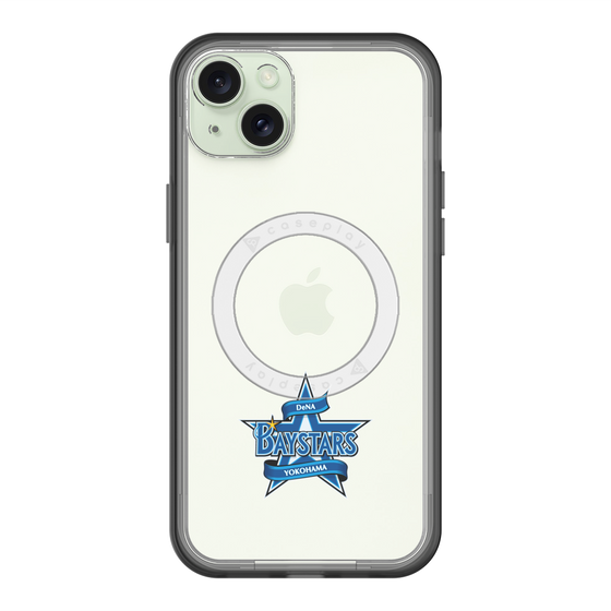 スリムプロテクションプレミアムケース with MagSafe［ 横浜DeNAベイスターズ - プライマリーマーク - クリア ］